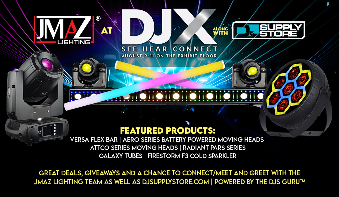 DJ Expo 2022 with JMaz Lighting, DJSupplyStore.com and The DJs Guru