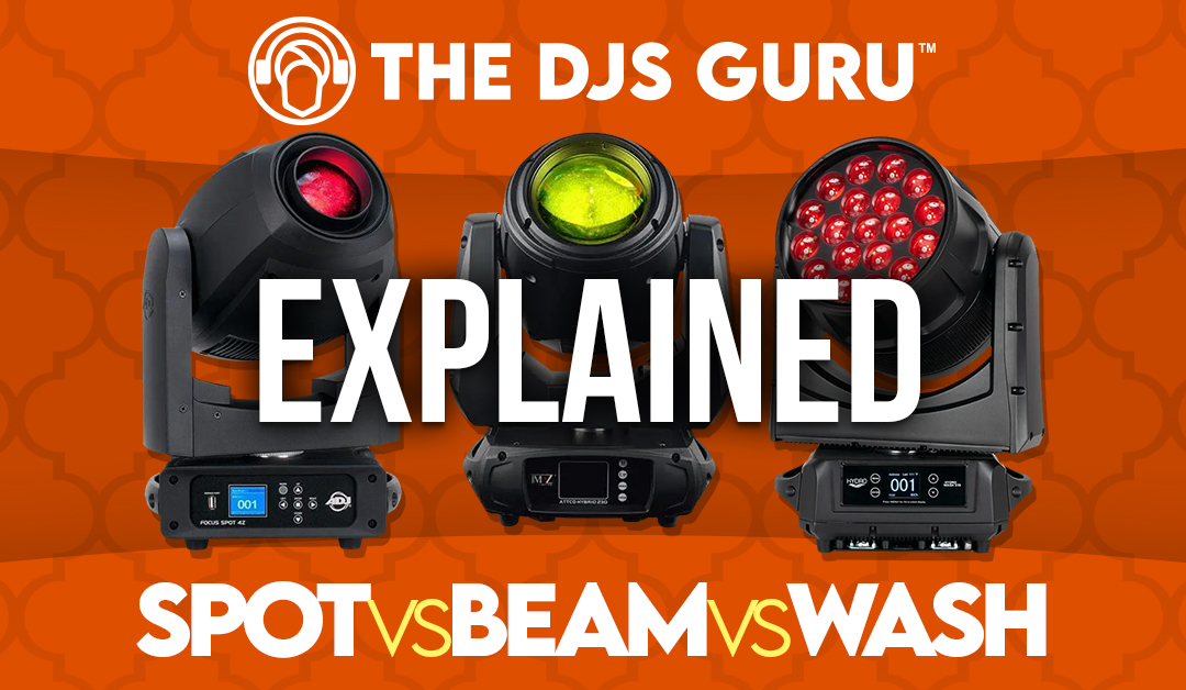 Moving Head Types Explained | Beam, Spot, and Wash
